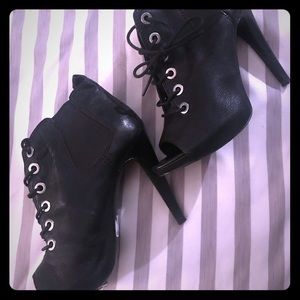 Nine West open toe booties